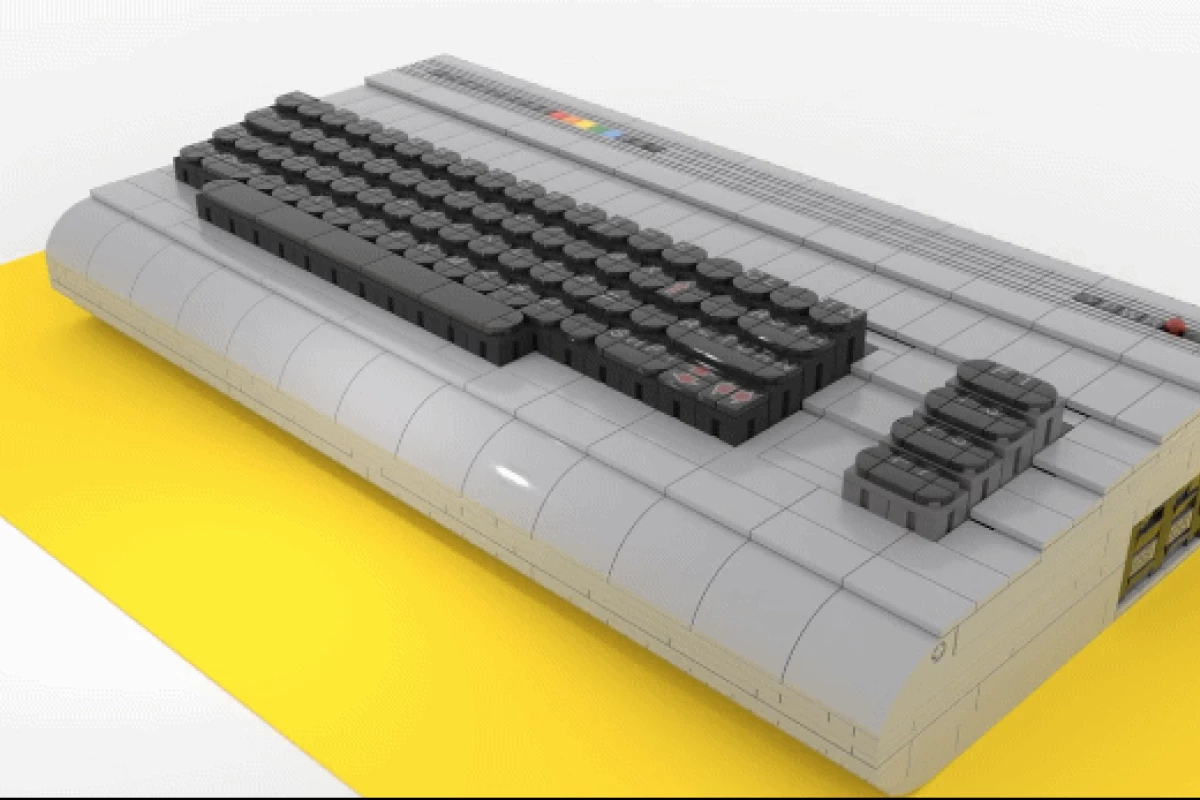 A Commodore 64 made of Lego is surely the answer to all our prayers